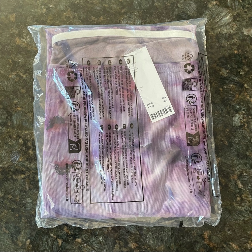 Urban Outfitters Purple Floral Mesh Tube Top Dress - Picture 2 of 3
